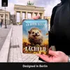 LANOLU Retro Blechschild Ab hier lächeln, Blechschilder Produktbild-Vorschau 3