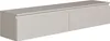 A long, rectangular, wall-mounted TV board with two doors, shown against a white background. Náhľad obrázku produktu