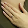 0,37 Carat Diamant Solitär Ring Antragsring 14 Karat Produktbild-Vorschau 2