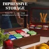 Boîte à thé en bois 8 compartiments pour les sachets de thé Voir les images du produit 4