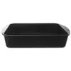 A black roasting pan with a speckled interior is shown from a side view against a white background. Náhľad obrázku produktu