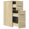 vidaXL Badschrank Schmal mit Rollen Sonoma-Eiche Produktbild-Vorschau 7