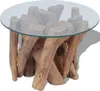 vidaXL Couchtisch Massivholz Teak Treibholz 60 cm Produktbild-Vorschau 15