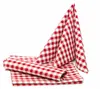 Landhaus Tischdecke 10mm Karo rot-weiß 30 x 30 - 6 Stück Produktbild-Vorschau 4