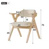 Flieks Klappbare Esszimmerstühle 6er Set, Küchenstühle Produktbild-Vorschau 3