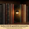 Vintage Bücherregallampe, rutschfester Standfuß, LED-Licht, Produktbild-Vorschau 5