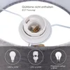 EDISHINE lampka nocna drewniana zestaw 2, lampa stołowa na Podgląd zdjęcia produktu 4