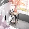 Odkládací stolek Dayton 35x35x70,5 cm - Průmyslové dřevo Náhled obrázku produktu 8