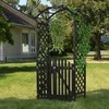 Arco di rose nero + porte Pergola Griglia di sostegno in Anteprima dell’immagine prodotto 2