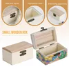 Set di 10 mini scatole di legno per lavori manuali e Anteprima dell’immagine prodotto 3