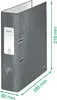 Ordner A4 8cm Wow schwarz Produktbild-Vorschau 9