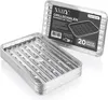 Vaily Alu Grillschalen Grillpfanne 20er Pack - Tropfschale Produktbild-Vorschau 1