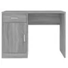 vidaXL Schreibtisch mit Stauraum Grau Sonoma 100x40x73 cm Produktbild-Vorschau 4