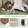 OKWISH Table de Bar Extensible - Meuble Bar Moderne avec Voir les images du produit 5