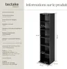 Étagère Colonne Meuble de Rangement 6 compartiments Voir les images du produit 6