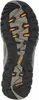 The image shows the sole of a brown hiking boot. Voir les images du produit