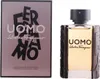 A box and bottle of Salvatore Ferragamo Uomo Eau de Toilette for men. Podgląd zdjęcia produktu