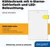 Exquisit Kühlschrank KS16-4-HE-040D weiss | Nutzinhalt: 109 Produktbild-Vorschau 2