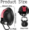 Saugnapf Haken 4 Stück Saugnapf Camping Set, Saughaken Produktbild-Vorschau 3