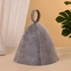 Saunahut Aus Filz - Saunakappe Grau - Unisex - 100% Wolle - Produktbild-Vorschau 11