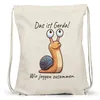 Das ist Gerda wir joggen zusammen Turnbeutel Sport Langsam Produktbild-Vorschau 3