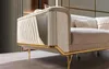 luxus dreisitzer sofa couch moderne couchen textil stoff Produktbild-Vorschau 3