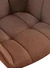 CLP Esszimmerstuhl Roseville Gesteppt braun Material Stoff Produktbild-Vorschau 8