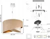 Light-Home Milano lampada a sospensione con paralume - Anteprima dell’immagine prodotto 5
