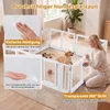 Enclos pour chien COSTWAY, avec porte à fermeture Voir les images du produit 4