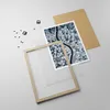 Gerahmtes Poster - Rahmen in heller Eiche - Wald Winter Produktbild-Vorschau 4