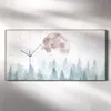Wanduhr Uhr Wandbild Leinwand Quarz 60x30 Landschaft mit Produktbild-Vorschau 2