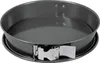 A round springform pan with a removable bottom and a latch mechanism. Anteprima dell’immagine prodotto