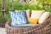 MuchoWow® Outdoor Kissen - Blumen - Blüte - Blau - Collage Produktbild-Vorschau 3