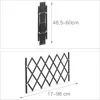 Relaxdays Hundeabsperrgitter ausziehbar bis 96 cm, 48,5-60 Produktbild-Vorschau 6