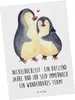 Mr. & Mrs. Panda Postkarte 12. Hochzeitstag Nickelhochzeit Produktbild-Vorschau 1