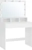 Toaletka z lustrem i żarówkami LED 80 cm Podgląd zdjęcia produktu 1