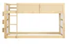 Lit superposé 90x200 cm, lit pour enfant en bois massif de Voir les images du produit 14
