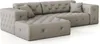 Ecksofa Designersofa CHANTAL in Stoff Opera Velvet Cream Produktbild-Vorschau 6