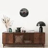 Wanduhr - Rund - Glasuhr - Meer Brücke Sturm - 30x30cm - Produktbild-Vorschau 7