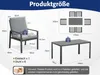 MeXo Gartenlounge-Set Gartenmöbel Set Aluminium 6 Personen, Produktbild-Vorschau 2