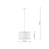 Hängeleuchte CAT 40 1xE27 15W PVC 95x40x40cm Sollux Produktbild-Vorschau 4