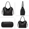 Handtasche 3-Tlg Shopper Schultertasche Geldbörse Damen Produktbild-Vorschau 7