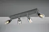 Reality Deckenstrahler 4er Spot Cadiz E14 schwarz Metall Produktbild-Vorschau 2