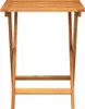 A wooden garden table on a white background. Produktbild-Vorschau