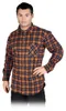 Flanellhemd Reis Kf-Gpxl Schutz, Dunkelblau-Orange, XL Produktbild-Vorschau 1