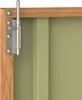 DURAMAX Fahrradgarage 2x1m Holzoptik aus Metall in Grau Produktbild-Vorschau 4