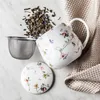 DUO FLORAL Fassbecher 430 ml SAFA mit Teesieb, New Bone Produktbild-Vorschau 10
