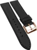 Herzog Toskana Uhrenarmband schwarz > Leder Dornschließe Produktbild-Vorschau 2