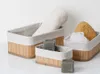 Set di tre contenitori per cosmetici in bambù Anteprima dell’immagine prodotto 7