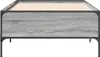 vidaXL Bettgestell Grau Sonoma 75x190 cm Holzwerkstoff und Produktbild-Vorschau 4